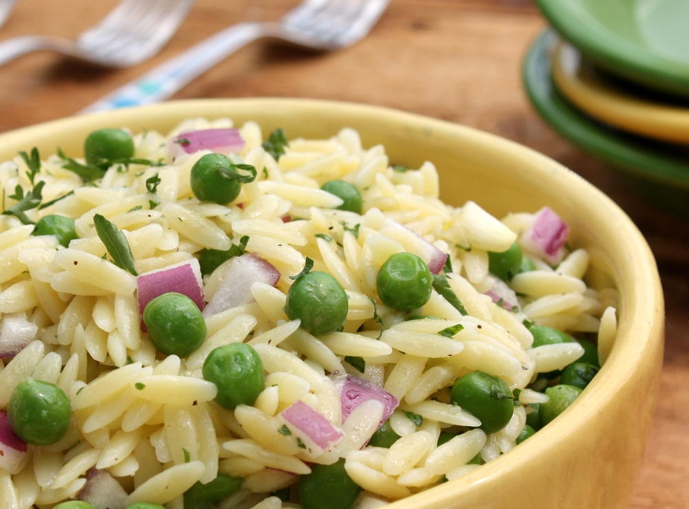 Orzo and Fresh Pea Salad