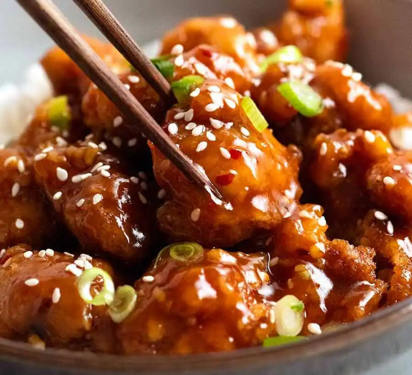 Sesame or General Tso’s Chicken