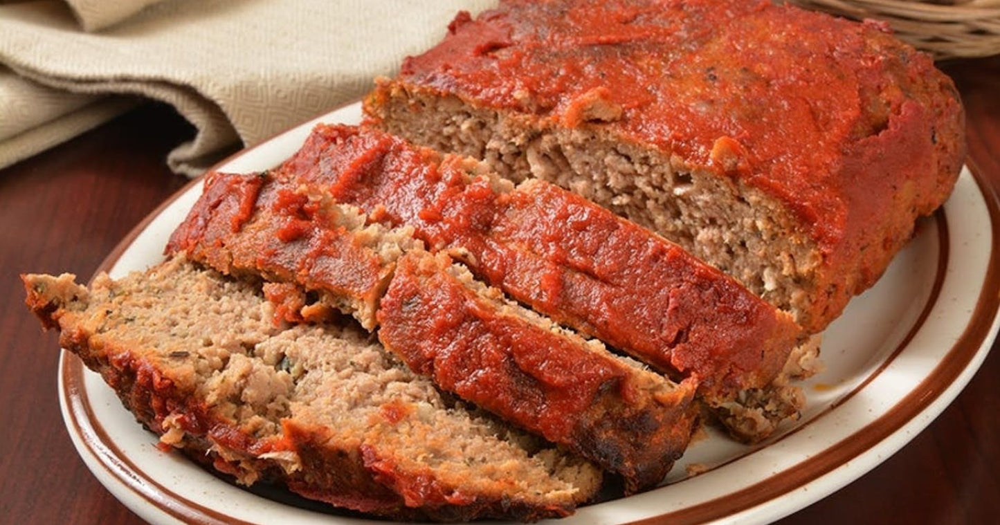 Homestyle Meatloaf - beef or turkey