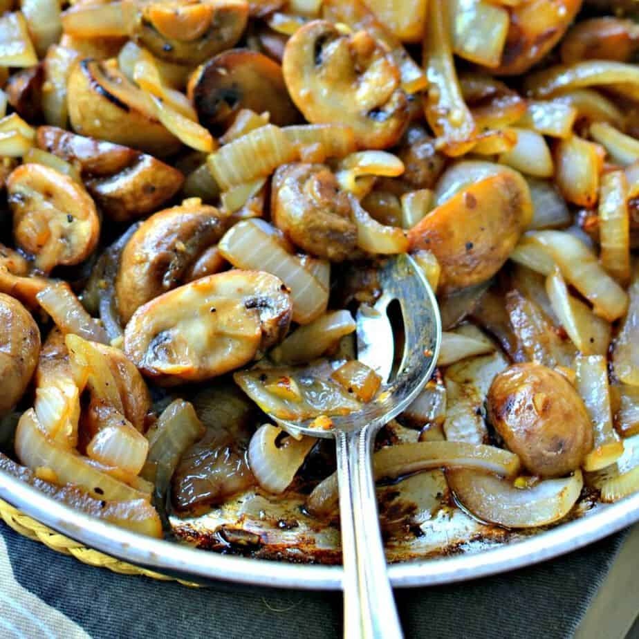 Sautéed Mushrooms and Vidalia Onions