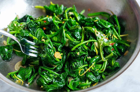 SautÃ©ed Spinach with Garlic & Olive Oil