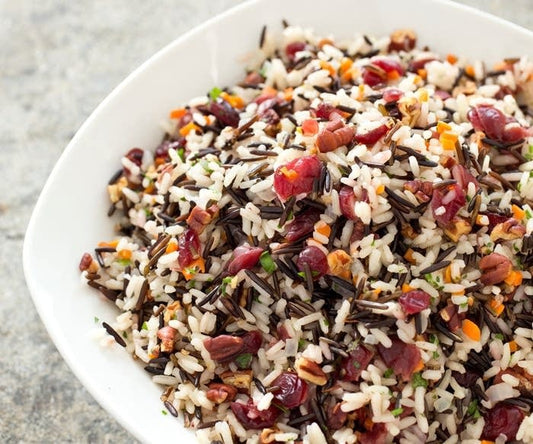 Wild Rice with Almonds and Cranberries