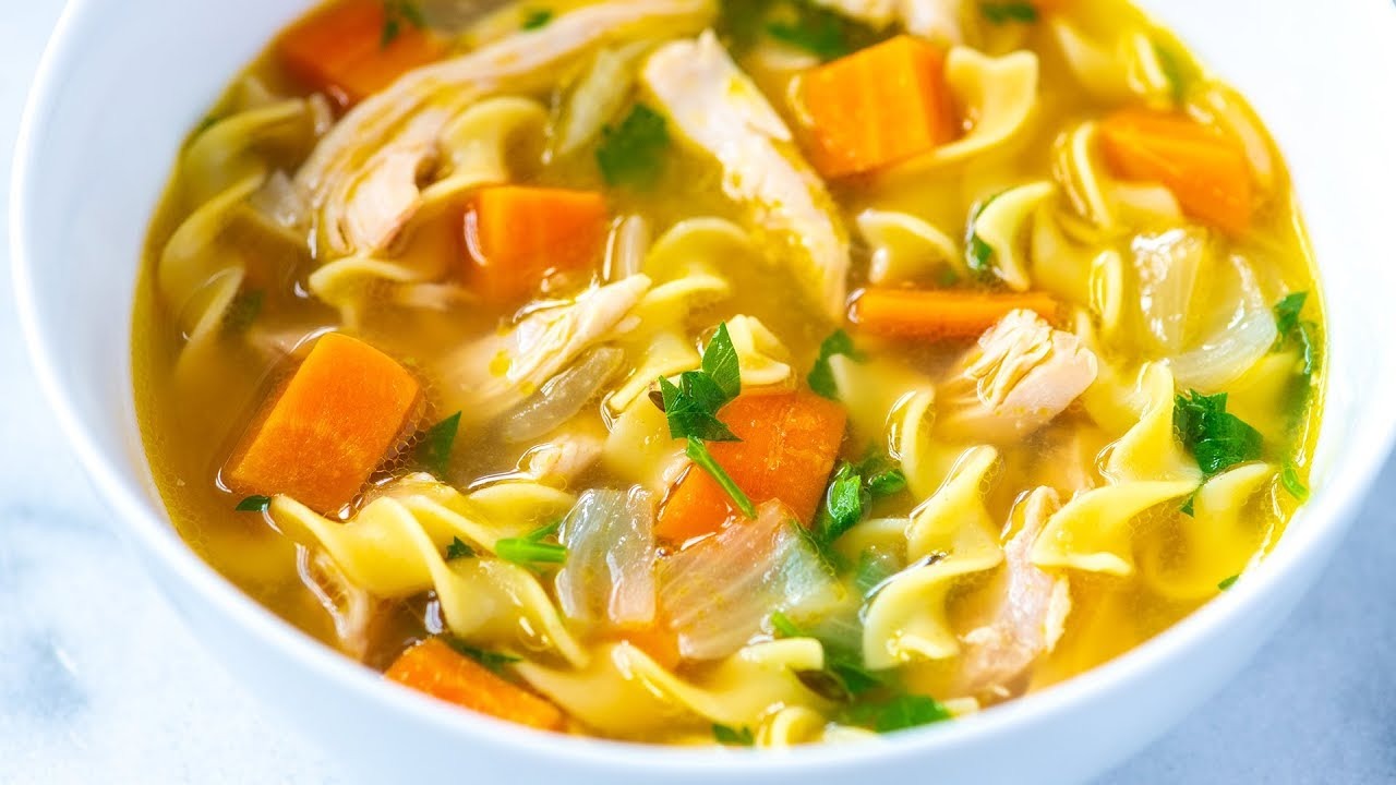 Chicken Noodle Soup - serves 1-2